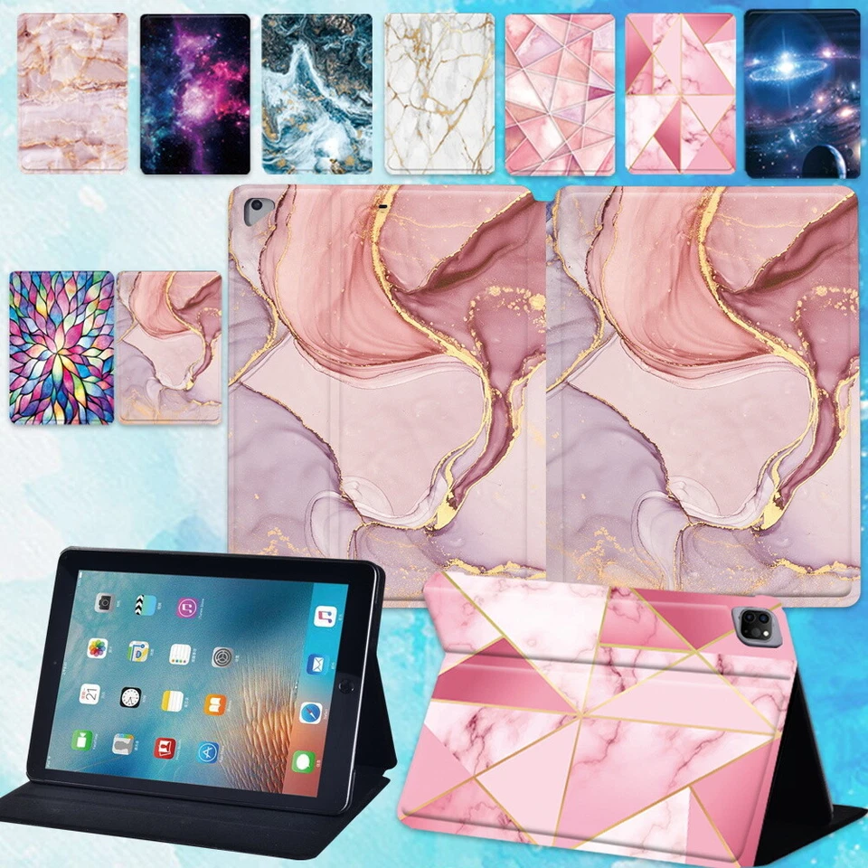 Marble PU Leather Tablet Stand Cover Case For Apple iPad 11th Gen A16 2025  +Pen - Image 1 of 4
