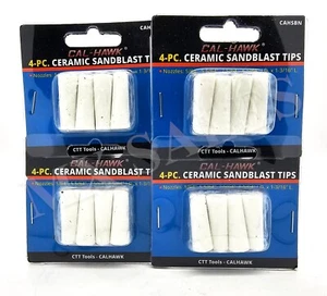 Boquillas de punta de cerámica de 16 piezas para puntas de pistola Sand Blaster 2,4 mm 2,7 mm 3,2 mm 3,6 mm - Imagen 1 de 1