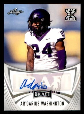 2021 Leaf Draft AUTO #BAADW Ar?Darius Washington (ref 225392) - Image 1 of 2