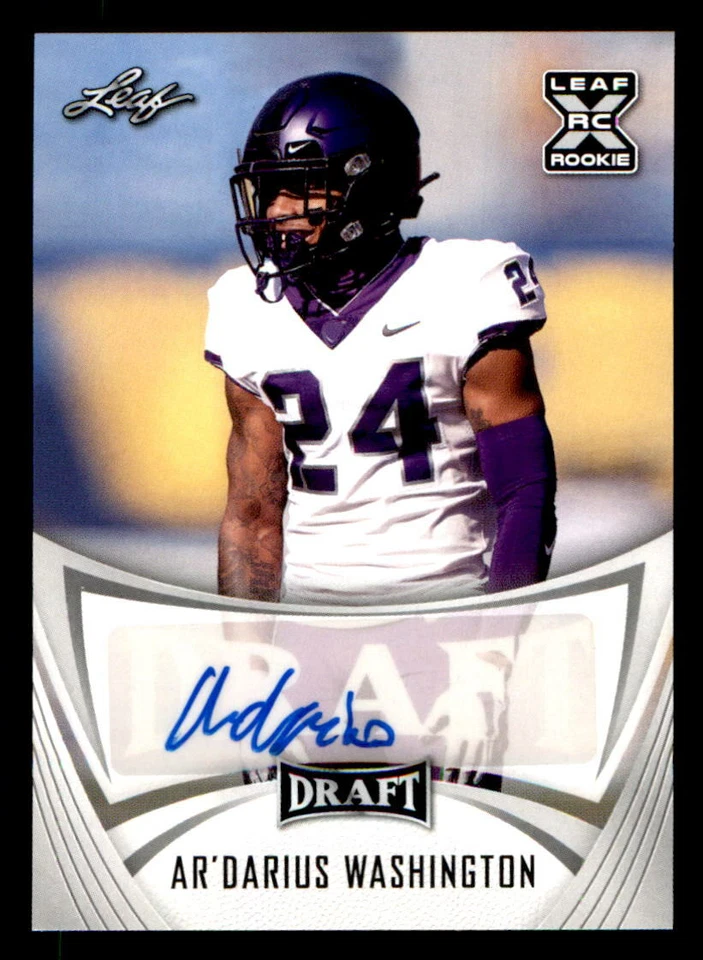 2021 Leaf Draft AUTO #BAADW Ar?Darius Washington (ref 225392) - Image 1 of 2