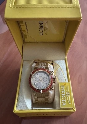 Швейцарские женские часы с хронографом Invicta 14768 Subaqua Noma III огненный опал драгоценные камни - Изображение 1 из 4