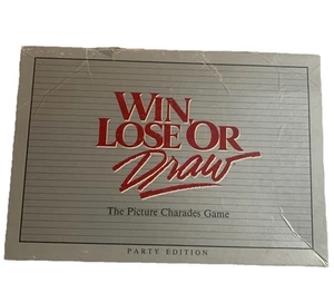 Juego Win Lose or Draw 1988 edición fiesta Milton Bradley, vintage - Imagen 1 de 15