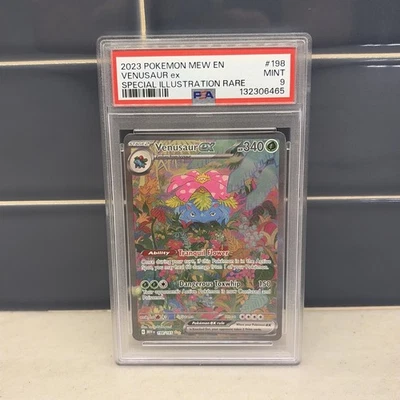 Pokemon Venusaur EX Holo Card 198/165 Scarlet & Violet 151 Series PSA 9 SIR - Image 1 of 2
