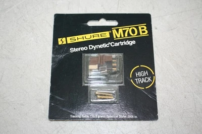 Cartucho Dinético Estéreo Shure M70B Elíptico De Colección RARO NUEVO EN CAJA NUEVO Foto 1 de 4