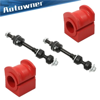 4 Pack Front Sway Bar Links & Bushings For Ford F150 2WD 2005 2006 2007 2008 - Image 1 of 4
