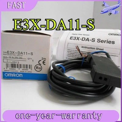 1PCS NEW OM E3X-DA11-S Fiber Optic Photoelectric Switch E3XDA11S 10-30VDC ### - Image 1 of 4