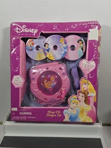 Neu Vintage Disney Princess Play CD Player Set versiegelt NOS 2004 - Bild 1 von 12