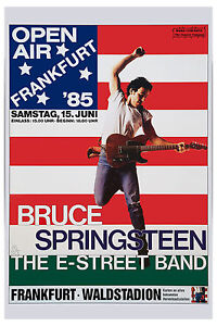 Classic Rock: Bruce Springsteen Frankfurt Germany Poster 1985 12x18