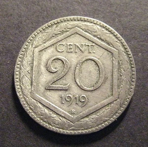 1919 Italy 20 Centesimi - * No Reserve * - (L675) - Picture 1 of 2