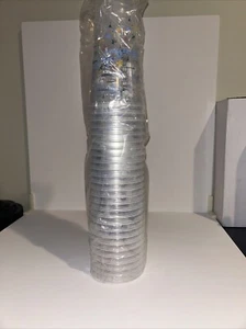 (27)New Sealed Disney Parks STARBUCKS disposable Clear Plastic Cups 30 Oz NEW - Picture 1 of 4