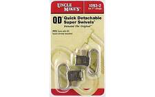 Uncle Mikes Sling Swivel Quad Stainless 1" Loop BL Nickel Plated Flawless 1093-2
