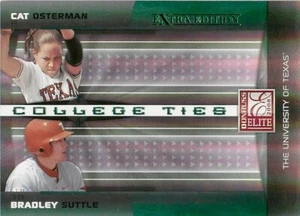 C. OSTERMAN / B. SUTTLE 2008 Elite COLLEGE TIES ROOKIE RC /1500 #CTC-32 - Picture 1 of 2