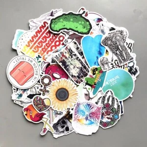 100 skateboard stickers vinyl stickers car snowboard laptop - Picture 1 of 8