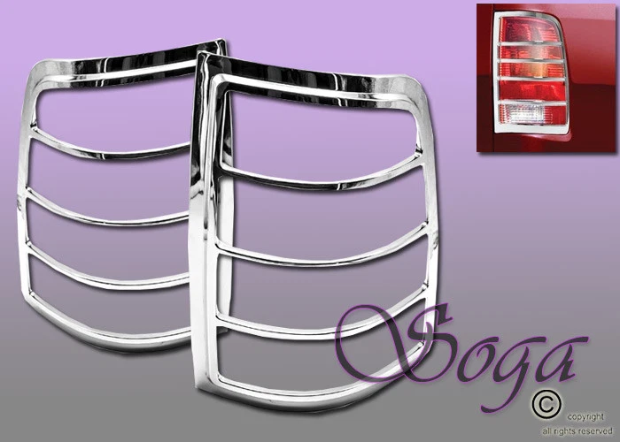 PARA DODGE RAM 1500 2009-2016 10-16 RAM 2500 3500 LUCES TRASERAS CROMADAS CUBIERTAS EMBELLECEDOR Foto 1 de 1