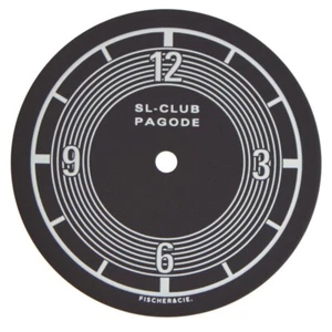 Wristwatch dial 37.00 mm black, "SL-CLUB" for Unitas 6498-1 - Picture 1 of 1