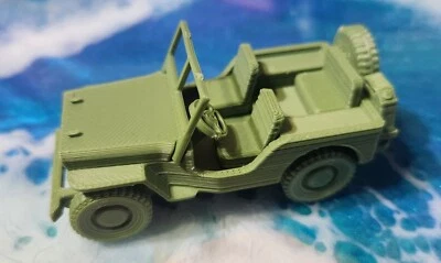  1:48 WWII Willy's Jeep Model Kit  with top. Made In Usa By A Veteran  - Image 1 of 4