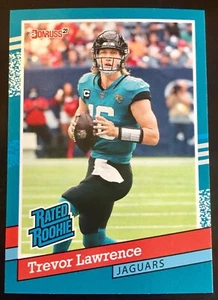 2021 Donruss #BW1 Trevor Lawrence Rated Rookie Retro RC /2231 Jaguars H - Picture 1 of 2