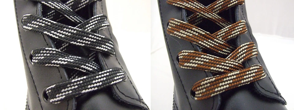 WALKING BOOT HIKING BOOT STRONG FLAT LACES BOOTLACES - FREE UK P&P! - Image 1 of 1