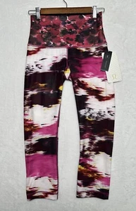 NWT Lululemon Wunder Under Crop Hi-Rise Pigment Wind Berry Rumble Luxtreme Sz 6 - Picture 1 of 13