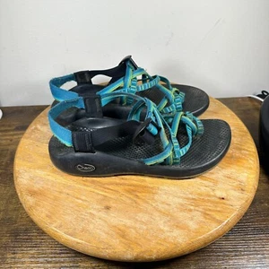 Chaco Zx2 Yampa River Black Blue Athletic Sandals Shoes Women's Size 8 - Picture 1 of 8