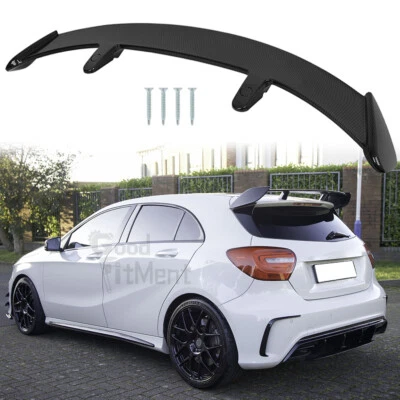For Mercedes Benz A45 A35 AMG 52" Rear Roof Spoiler Trunk Lip Wing Carbon Fiber - Image 1 of 4