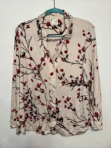 Top pijama para dormir manga larga con botones rosa invierno bayas talla grande Soma para mujer - Imagen 1 de 22