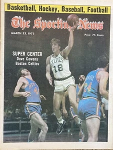 MARCH 22,1975-THE SPORTING NEWS-DAVE COWENS BOSTON CELTICS - Picture 1 of 1