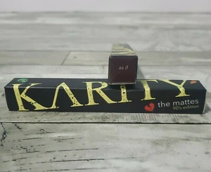 2X lápiz labial líquido vegano Karity The Mattes edición 90 - ciruela polvorienta púrpura como si - Imagen 1 de 11