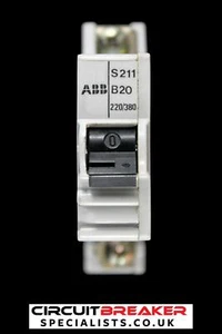 ABB 20 AMP COURBE B MCB DISJONCTEUR S211 98262102 - Photo 1/6