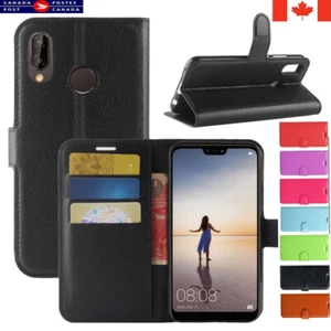 For Huawei P10 Plus Lite Wallet Leather Flip Shockproof Card Holder Case Cover - Picture 1 of 14