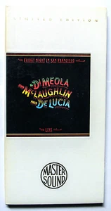 AL DiMEOLA JOHN McLAUGHLIN PACO DE LUCIA Live CD 24 KT GOLD Ltd. Ed. MasterSound - Picture 1 of 7
