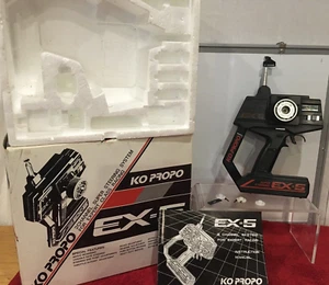 KO PROPO EX-5 Super Steering Transmitter, Receiver, Servos Vintage R/C w/ box - Picture 1 of 13