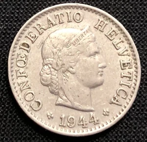 Switzerland 5 Rappen 1944. World Coin. Combined Shipping Available - Picture 1 of 4