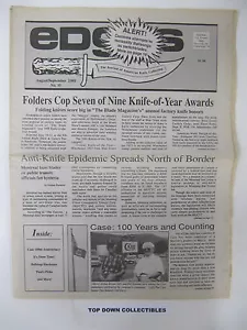 Edges Newspaper August/September 1989 Cutlery Crossword - Bild 1 von 1
