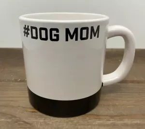 HUNDEMAMA Tasse Tierbesitzer Geschenk Hundehütte #DogMom Keramik weiß & schwarz 16oz - Bild 1 von 20