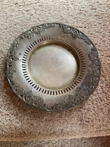 Vintage Rhine Gold By Paramount Reproduction Silver On Copper Small Dish/ashtray - Photo 1/4