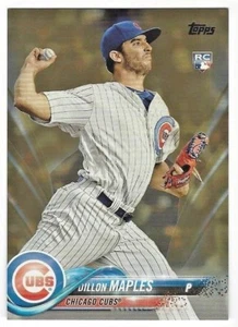 2018 Topps Series 2 Dillon Maples #572 ROOKIE Gold Parallel /2018 - Cubs - Picture 1 of 1