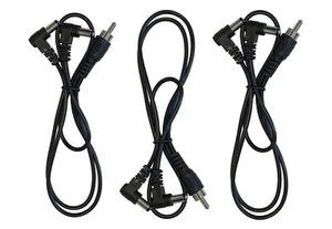 (3) Pack of 2 Way Split Effects Pedal DC Power Cables for CIOKS Power Supplies  - Picture 1 of 3