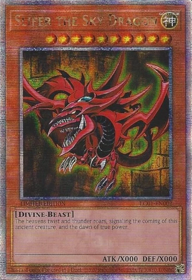 QUARTER CENTURY RARE : LC01-EN002 Slifer the Sky Dragon - Limited Edition - Image 1 of 1