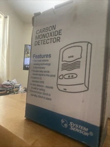 System Sensor Carbon Monoxide Sensor Fir Hardwired Alarm Systems Brand New - Picture 1 of 1
