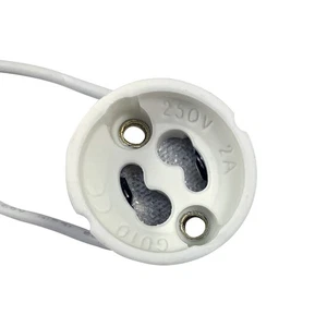GU10 ceramic socket for light bulbs with GU10 Twist & Lock base - Picture 1 of 4