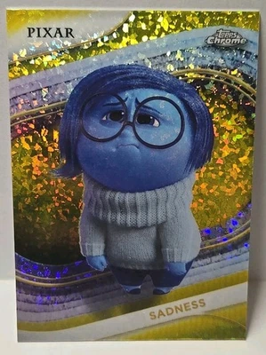 2025 Topps Chrome Disney Sadness Yellow Mini Diamonds #83 - Image 1 of 2