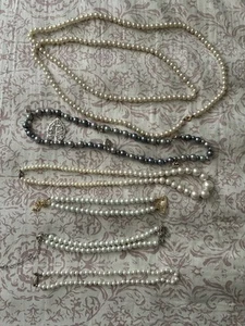 Lote de perlas collar moda - Imagen 1 de 9