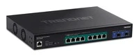 TRENDnet 2.5G Web Smart PoE+ Switch w.10G SFP+ Slots - Switch - 10-Port - Image 1 of 1