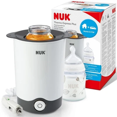 NUK Thermo Express Plus Flaschenwärmer mit Auto Ladefunktion für Baby Nahrung - Bild 1 von 4