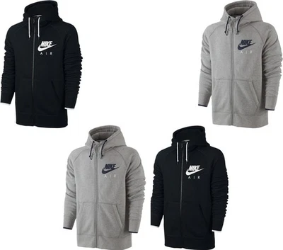 Nike Air AW77 Men’s Full Zip Fleece Hoodie Jacket Premium Sportswear Comfort Top - Image 1 of 4