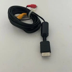 Genuine Sony PlayStation 3 2 1 PS1 PS2 PS3 Official AV TV Cable Lead Audio Video - Picture 1 of 3