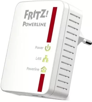 UNBENUTZT: AVM FRITZ!Powerline 510E Single Einzeladapter 1 LAN-Port - Bild 1 von 4
