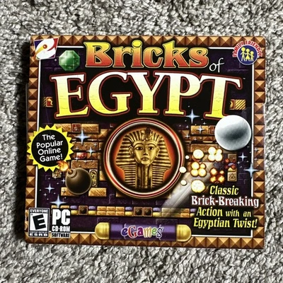 Bricks of Egypt CD-Rom Classic Brick-Breaking Action mit Egyptian Twist - Bild 1 von 4