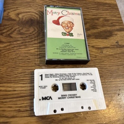 Bing Crosby Merry Christmas Cassette , MCA  1971 - Image 1 of 3